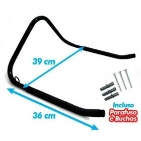 SUPORTE PARA 1 BIKE HORIZONTAL PAREDE 3