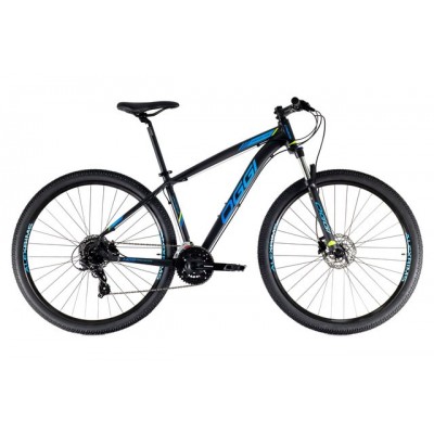 BICICLETA ARO 29 HACKER HDS PRETO/AZUL TAM 15 AN21