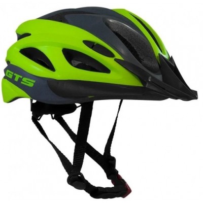 CAPACETE CICLISMO MTB IN MOLD GRAFITE/VERDE (G)