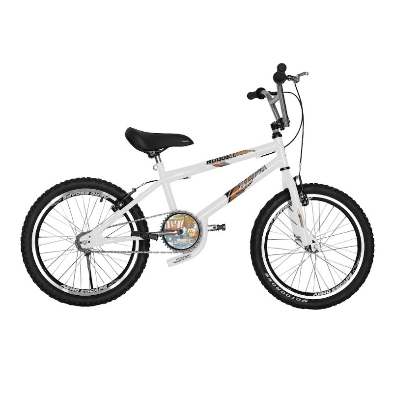 BICICLETA ARO 20 CROSS MODELO FEVER PRATA