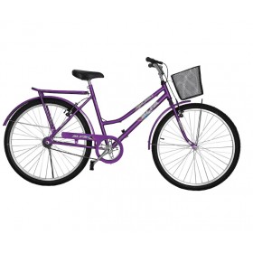 BICICLETA ARO 26 MODELO TROPICAL VIOLETA