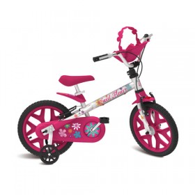 BICICLETA ARO 16 FEM. SWEET FLOWER PRO UN