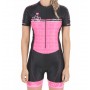 MACAQUINHO CICLISMO FEMININO LOVE BIKE PRETO/ROSA TAMANHO (M)