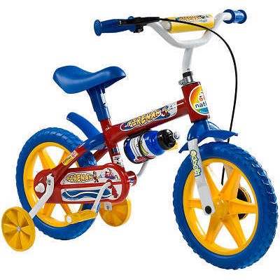 BICICLETA ARO 12 MASCULINA FIREMAN VERMELHO