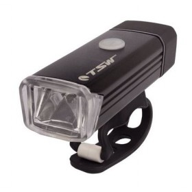 FAROL P/BIKE 3 FUNCOES 180 LUMENS PRETO UN