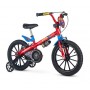 BICICLETA 16 MASC. SPIDER MAN VERM. UN