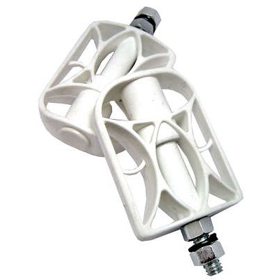 PEDAL MIRIM ARO 12 C/EIXO BRANCO 100