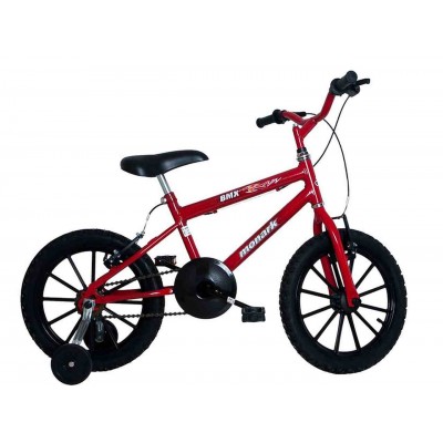 BICICLETA MONARK BMX 16 MASC.VERME/PRETO UN