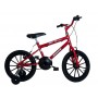 BICICLETA MONARK BMX 16 MASC.VERME/PRETO UN