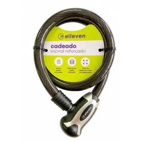 CADEADO ESPIRAL 80CMX15MM PT/CZ C/CHAVE UN