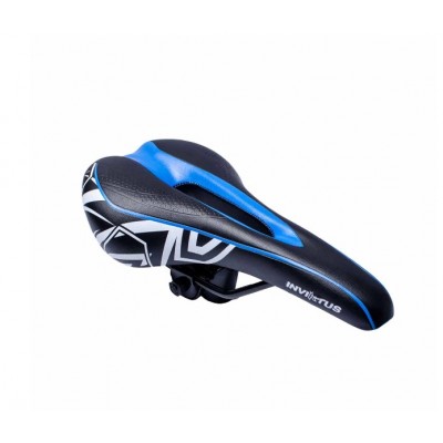 SELIM MTB STORM COURO VAZADO PRETO/AZUL 20