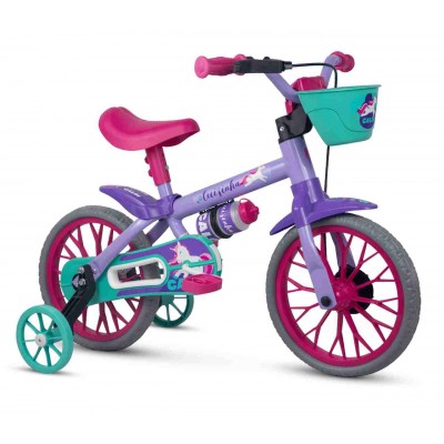 BICICLETA 12 FEM. CECIZINHA VIOLETA/ROSA UN