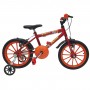 BICICLETA MTB 16 MASC. VERMEL RODA NYLON UN